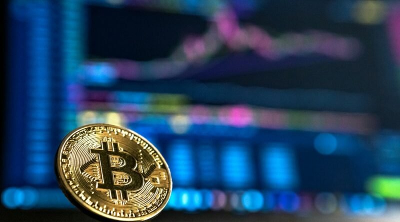 gold-colored Bitcoin